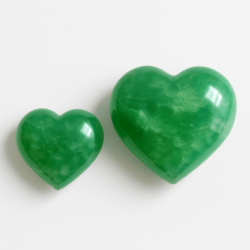 3D Green Fluorite Heart – Hand-Polished Crystal for Gift & Decor | | Wiccan Center