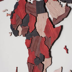 3D Wooden World Map Cliff | 3D Colored World Map | Wiccan Center