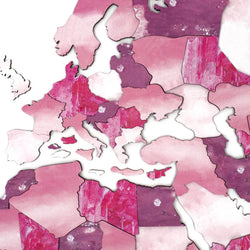 3D Wooden World Map Dream | 3D Colored World Map | Wiccan Center