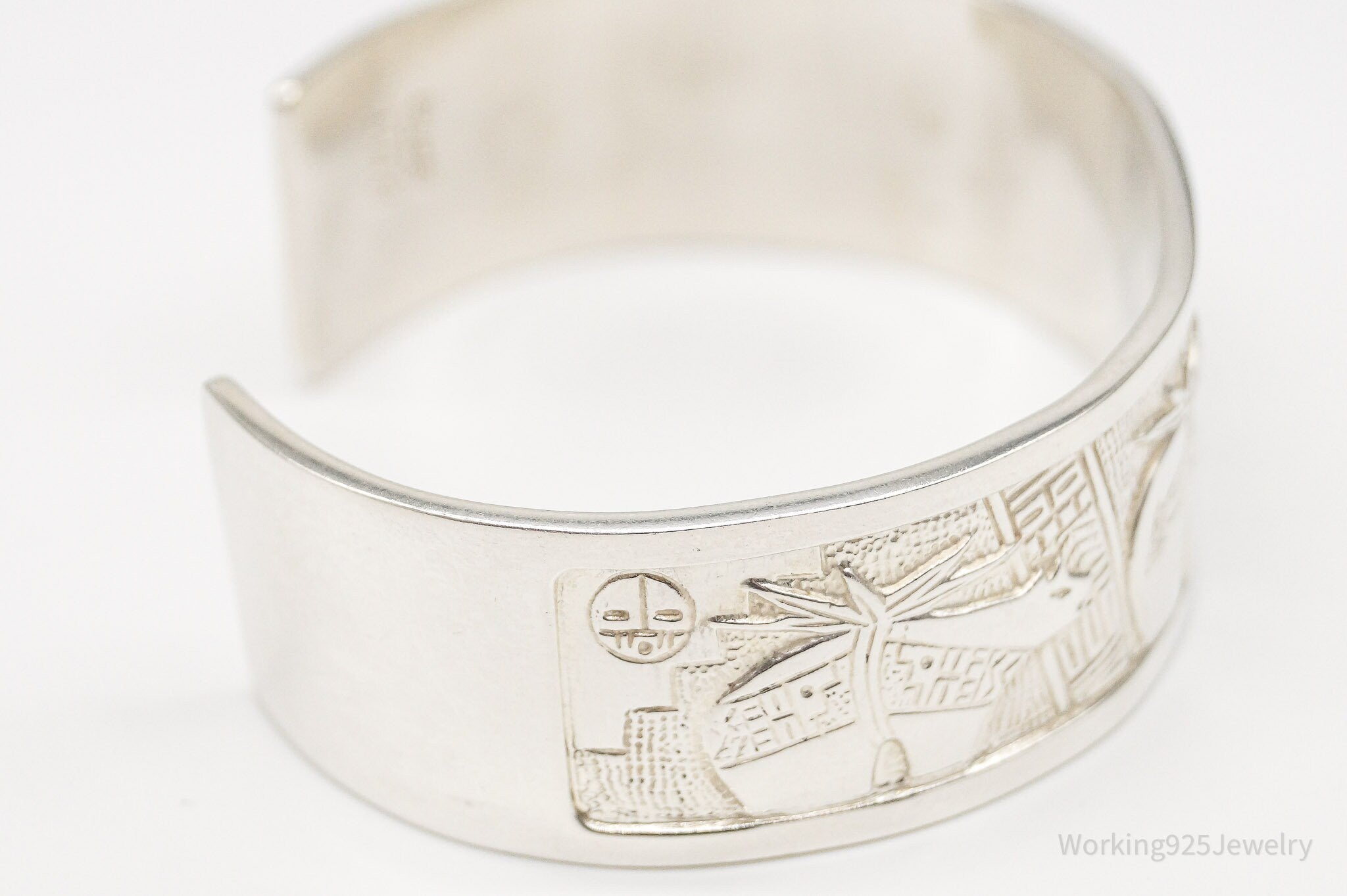 Vintage Carolyn Pollack Relios RMT Storyteller Sterling Silver Bracelet | Jewelry > Bracelets | Wiccan Center