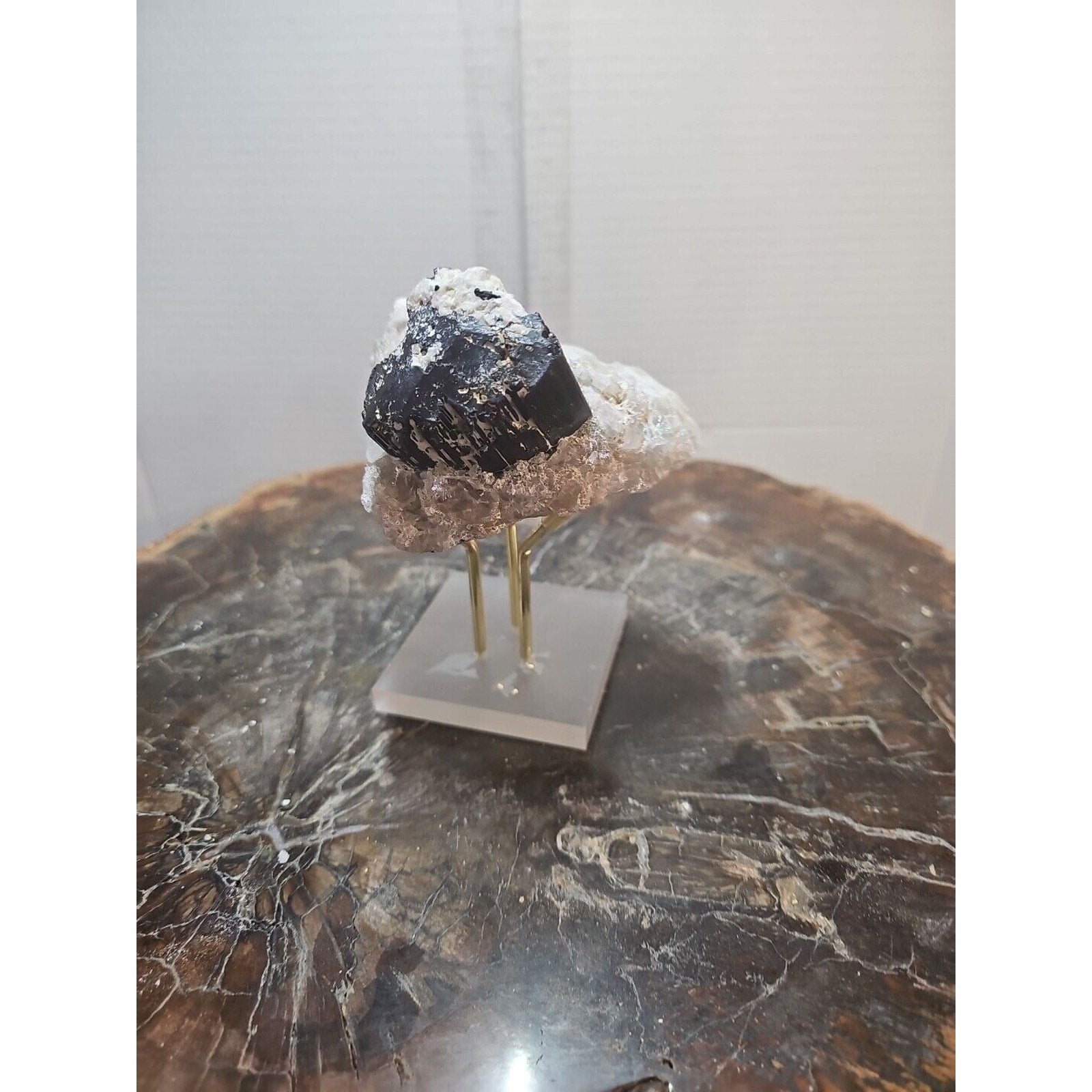 Black Tourmaline Raw Mineral Specimen — 1.11 lbs, Rough Natural Crystal | CrystalCloud Company | Mineral Specimens | Wiccan Center