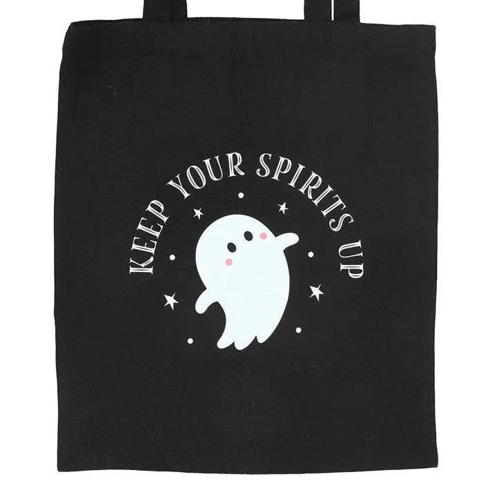 Keep Your Spirits Up Halloween Ghost Tote Bag | Accessories | Wiccan Center