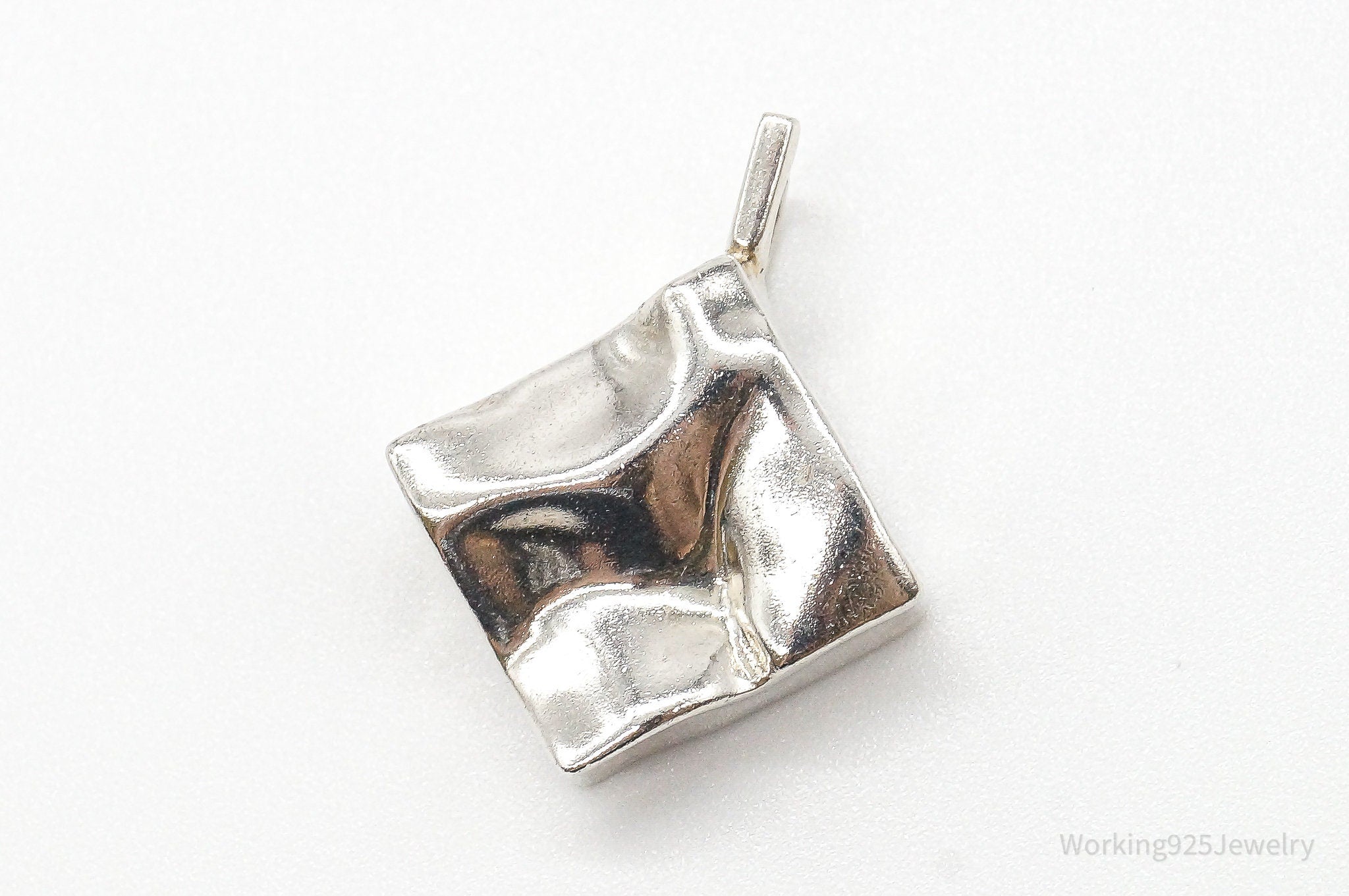 Vintage Galla Modernist Silver Pendant | Jewelry > Necklaces > Pendants | Wiccan Center