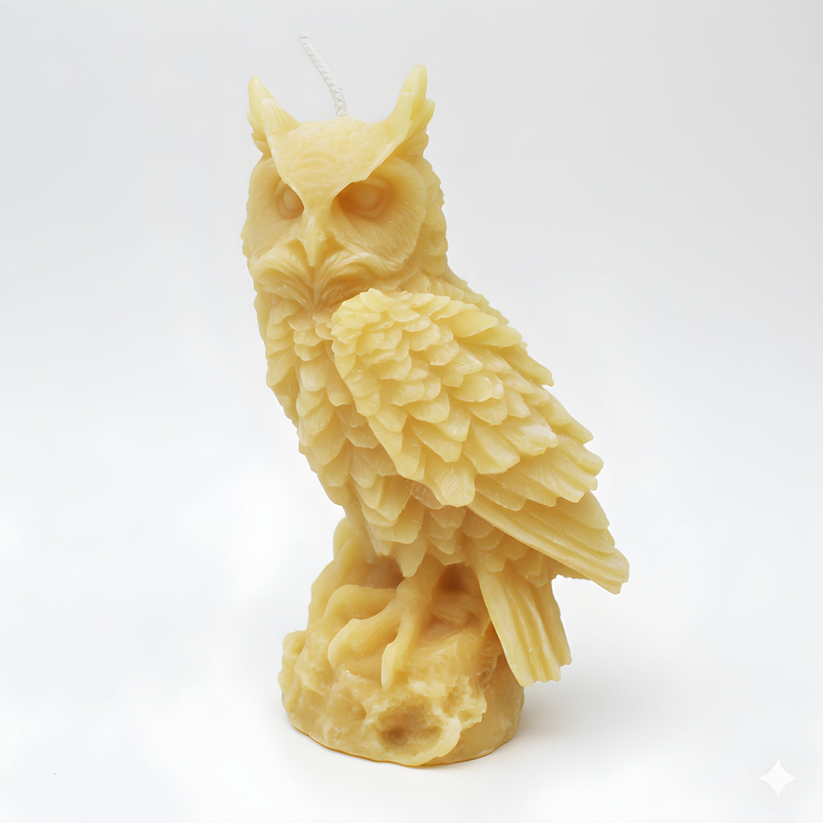 Large Owl Beeswax Candle | Candles | Wiccan Center