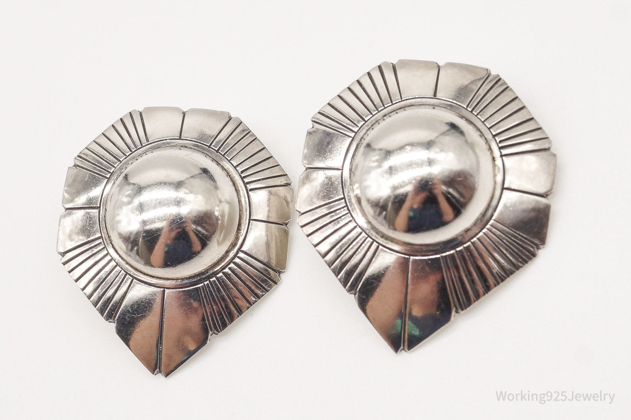 Vintage Native American Sterling Silver Earrings | Jewelry > Earrings | Wiccan Center