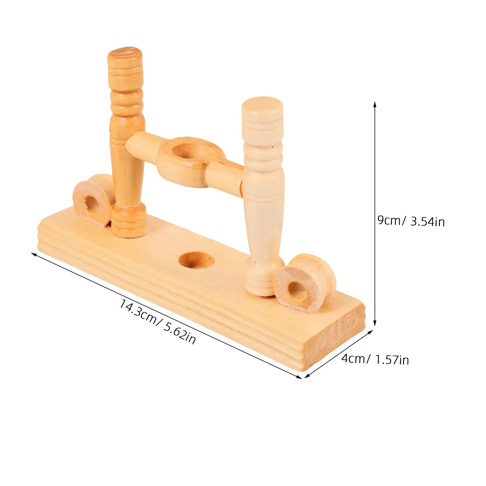 2 Piece Traditional Chinese Fan Stand Wooden Round Fan Holder for Japanese Folding Fans Home Living Room Bedroom Display Rack