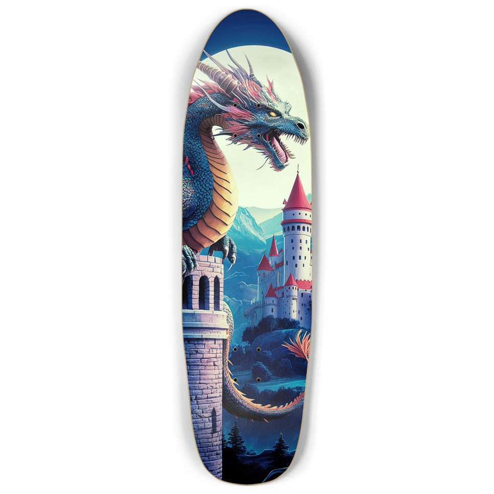 Dragons Castle Custom Skateboard | Skateboard | Wiccan Center