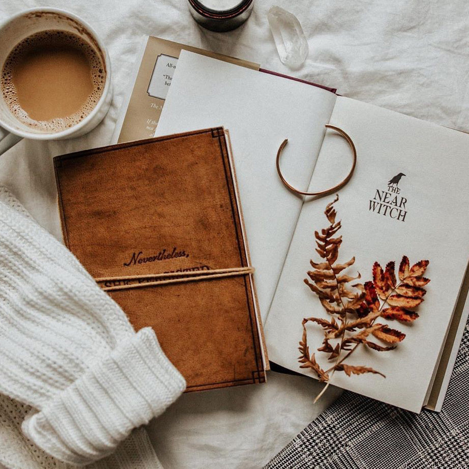 "Nevertheless, She Persisted" Leather Journal | Journal | Wiccan Center