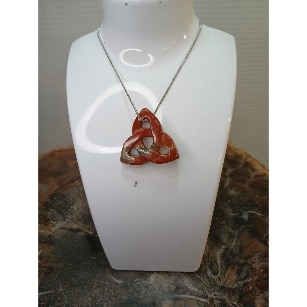 Ocean Jasper Agate Necklace — 925 Sterling Silver Chain