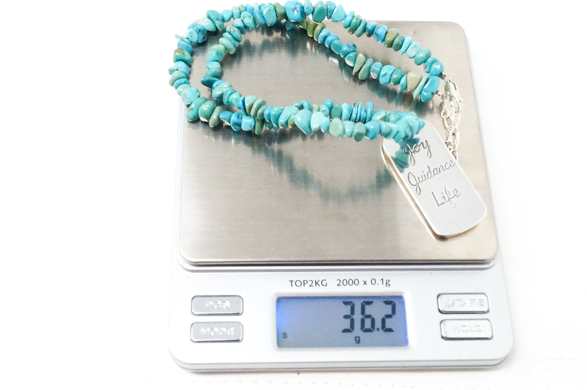 Vintage Designer Carolyn Pollack Relios Turquoise Bead Sterling Silver Necklace | Jewelry > Necklaces | Wiccan Center