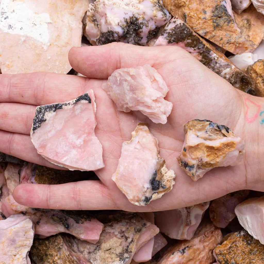 Rough Pink Opal – Raw Stone from Peru | Rough Stones | Wiccan Center