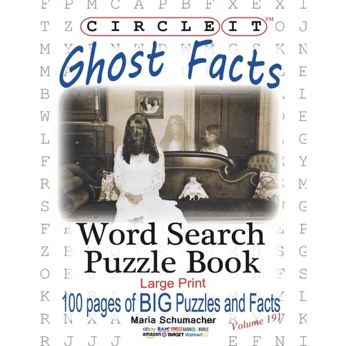 Circle It, Ghost Facts, Word Search, Puzzle Book - Paperback | Books | Wiccan Center