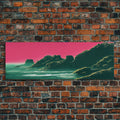large ocean sunset painting on canvas big ocean canvas print large wall art colorful cloud painting abstract sea beach painting | | Wiccan Center