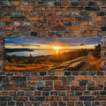 Photographic Panoramic of Acadia National Park, Sunset Photography, National Park Art, Framed Canvas Print, Landscape Photography | | Wiccan Center