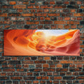 Beautiful Photographic Panoramic of Antelope Canyon Arizona, Sunset Photography, Framed Canvas Print, Landscape Photography, Landmark Art | | Wiccan Center