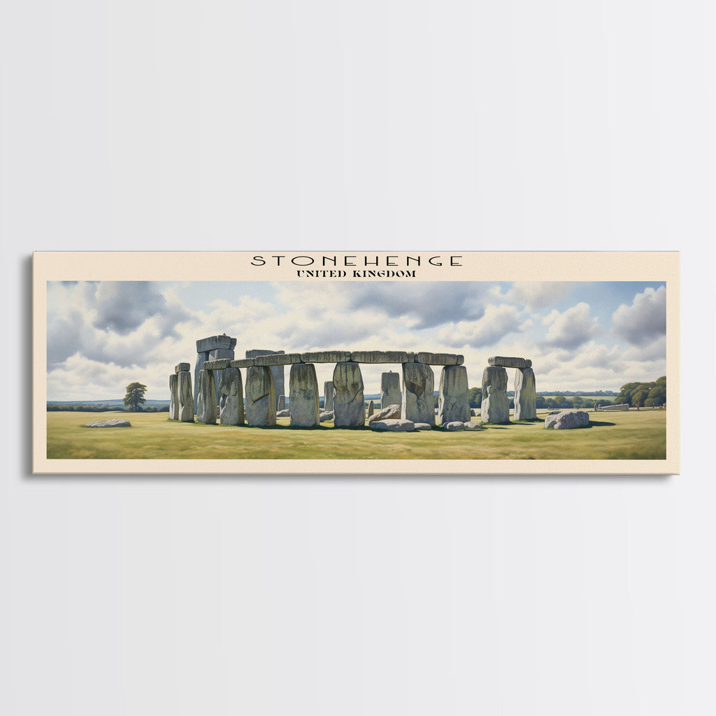 Stonehenge COUNTRY Travel Poster Print, Framed Canvas Print, COUNTRY Travel Art, Wood Framed Art, Wall Hanging, Home Decor | | Wiccan Center