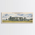 Stonehenge COUNTRY Travel Poster Print, Framed Canvas Print, COUNTRY Travel Art, Wood Framed Art, Wall Hanging, Home Decor | | Wiccan Center