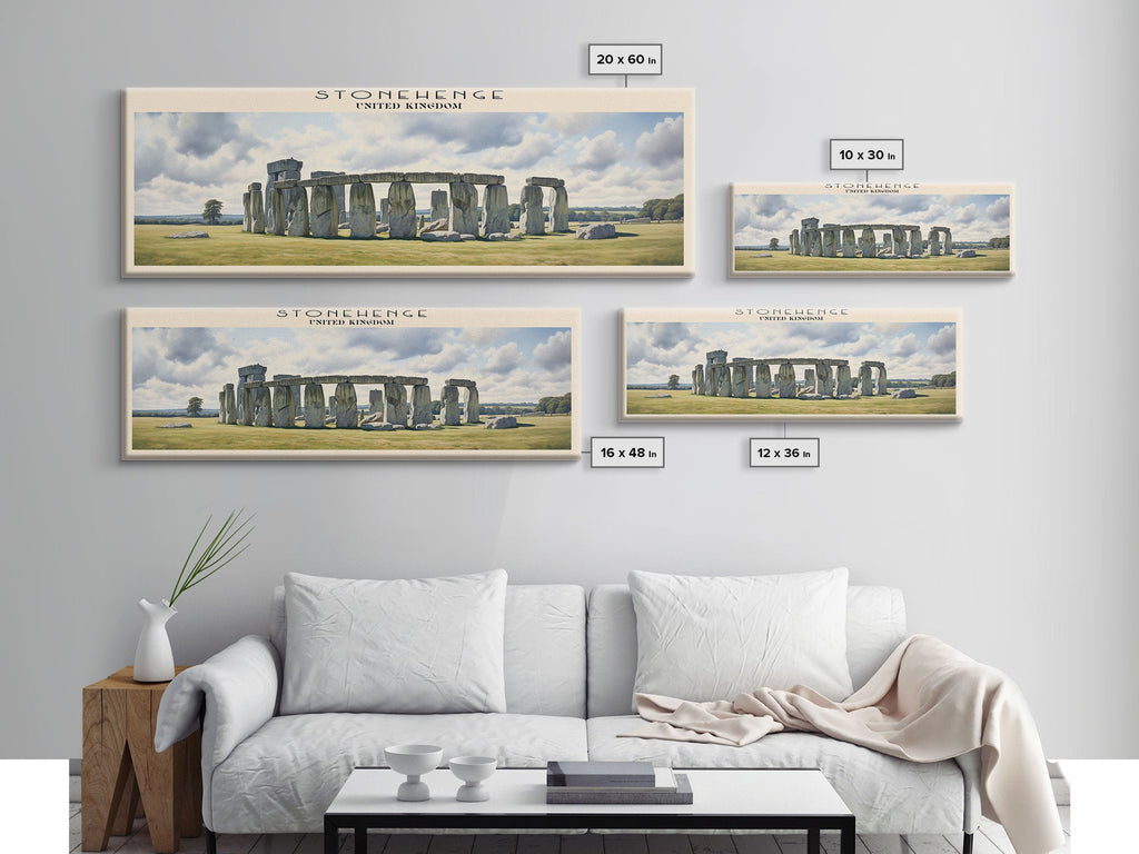 Stonehenge COUNTRY Travel Poster Print, Framed Canvas Print, COUNTRY Travel Art, Wood Framed Art, Wall Hanging, Home Decor | | Wiccan Center
