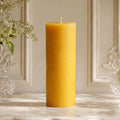 3x9 Inch Yellow Beeswax Pillar Candle | Candles | Wiccan Center