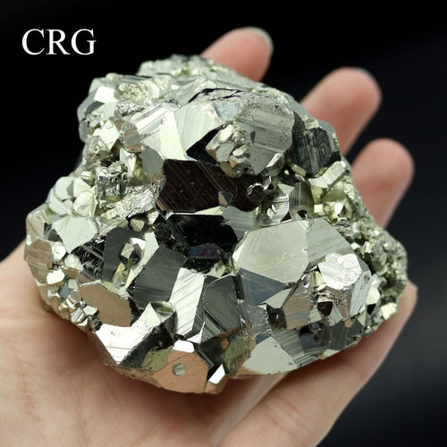 4 LB LOT - Peru Pyrite Cocada Cubed on Rough Matrix 60-100 MM High Quality! | Iron Pyrite | Wiccan Center