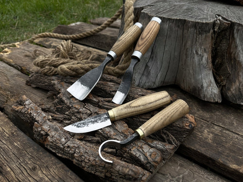 4-Piece Wood Carving Tool Set | Tool Sets | Wiccan Center