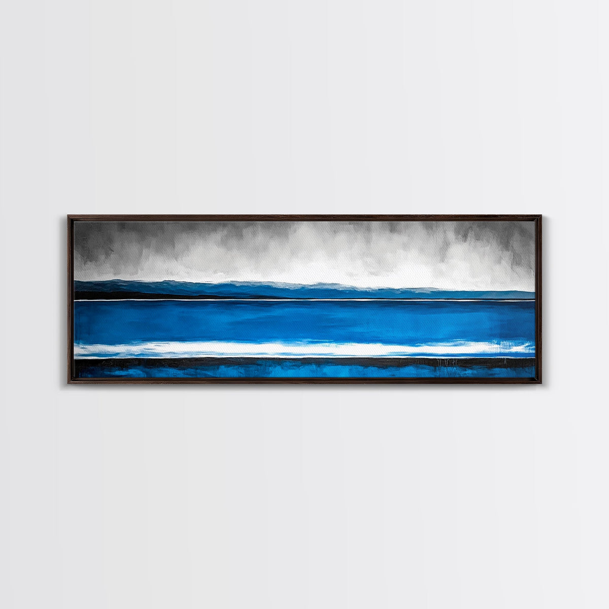 Ocean Wave, Beach Canvas Print, Coastal Art, Blue Water Painting, Modern Seascape, Nautical Wall Art, Living Room Decor, Minimalist Art | | Wiccan Center
