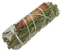 Cinnamon, Rosemary, Yerba Santa & White Sage Smudge Stick (4 in.) | Smudge Sticks | Wiccan Center