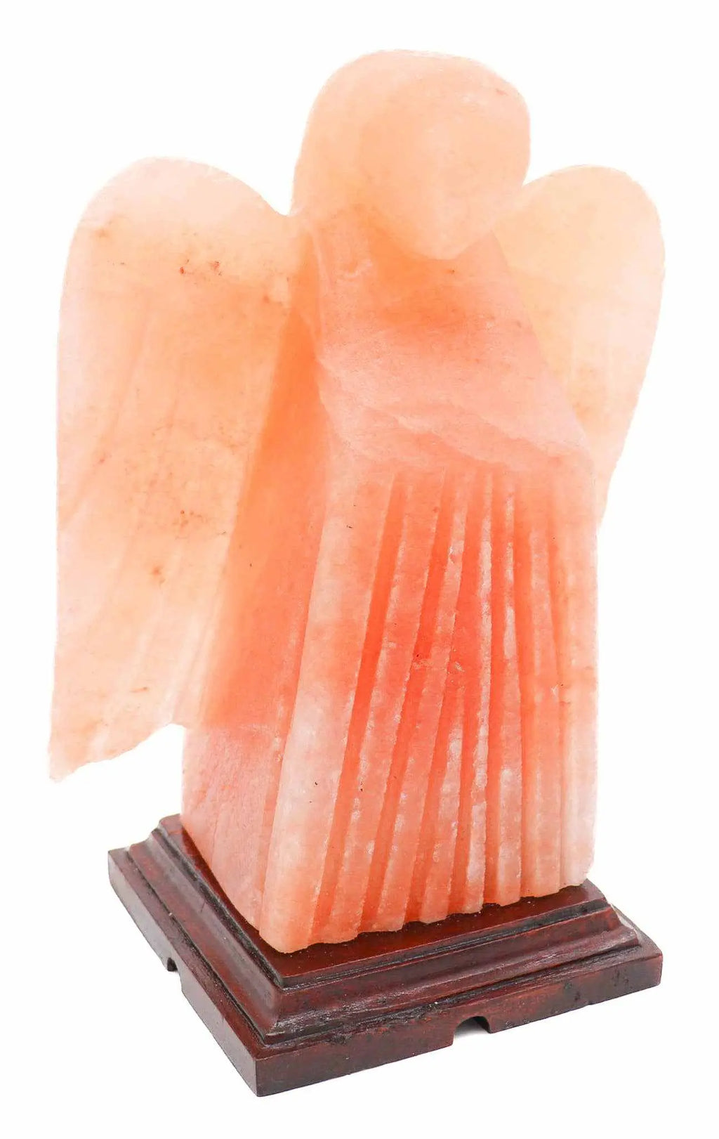 Himalayan Salt ANGEL Shaped Salt Lamp (7-8lb) | Lamp | Wiccan Center