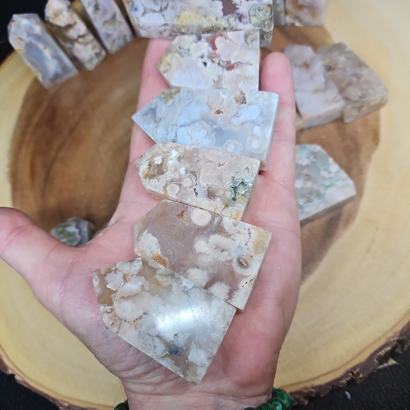 Phantom Agate cornelian towers | Crystal Points & Towers | Wiccan Center