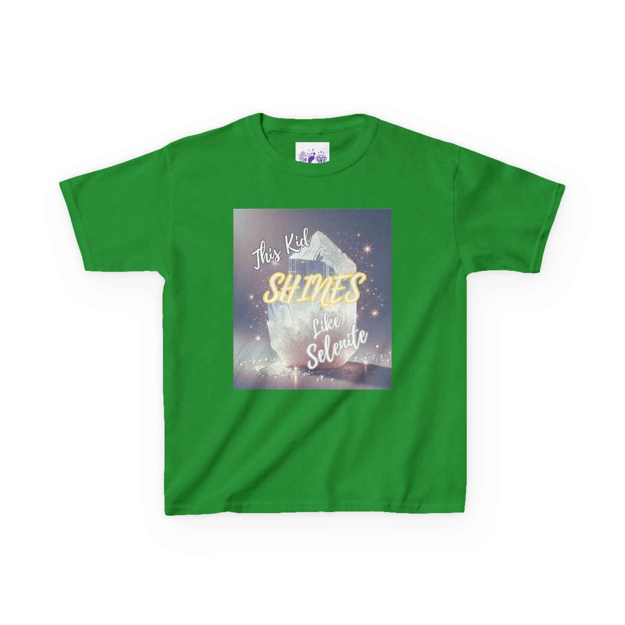 Kids TShirt 'This Kid Shines Like Selenite' | Kids clothes | Wiccan Center