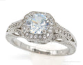 Vintage Cubic Zirconia Sterling Silver Ring - Size 8.75 | Jewelry > Rings | Wiccan Center