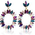 Celeste Crystal Hoop Earring