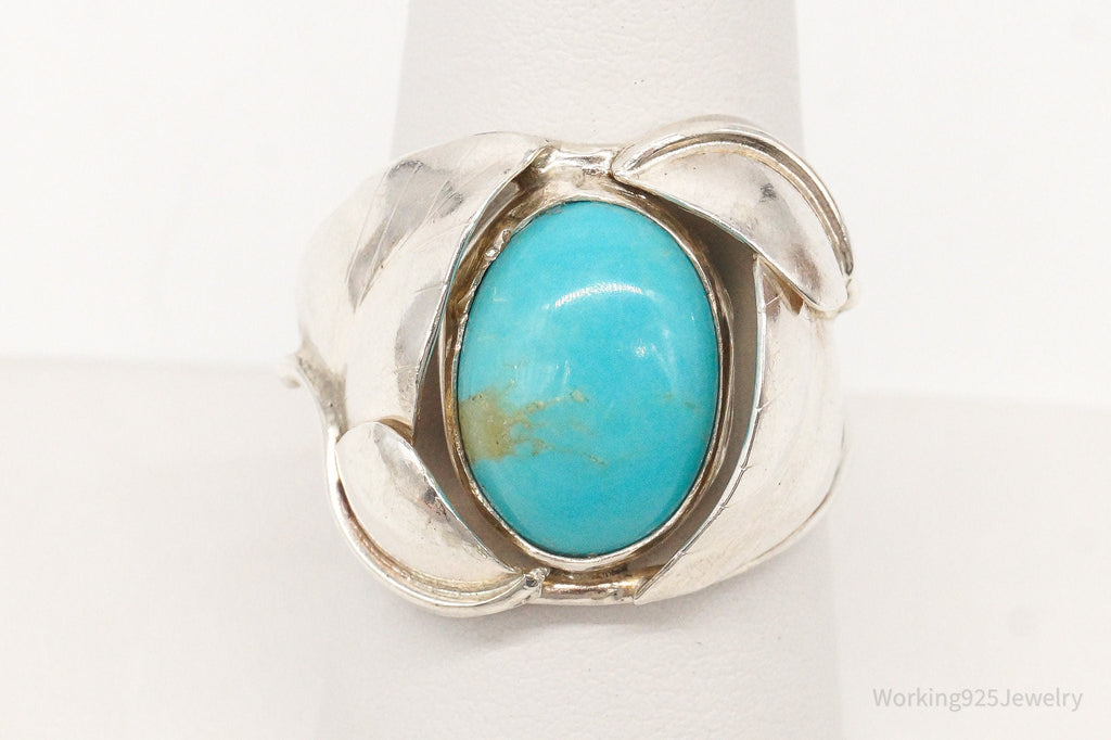 Vintage Turquoise Silver Ring - Size 9.25 | Jewelry > Rings | Wiccan Center