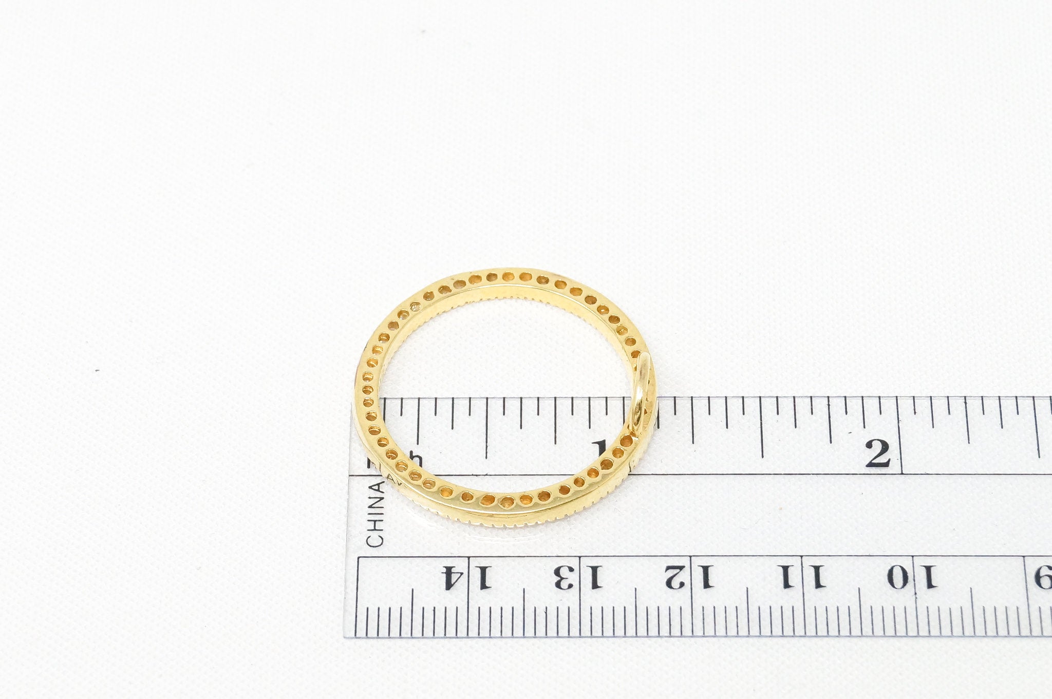 Vintage Gold Vermeil Cubic Zirconia Geometric Sterling Silver Necklace Pendant | Jewelry > Necklaces > Pendants | Wiccan Center