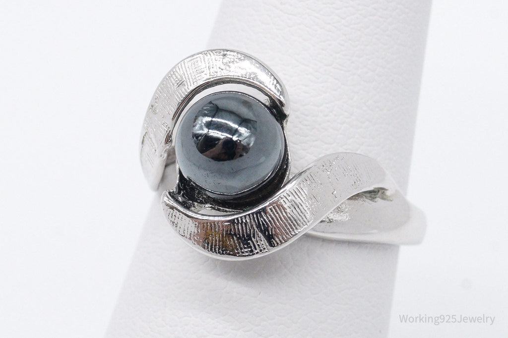 Vintage Hematite 14K Gold Over Sterling Silver Ring - Size 6.25 | Jewelry > Rings | Wiccan Center