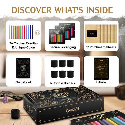 36 PCS Candle Kit | | Wiccan Center