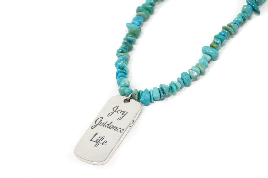 Vintage Designer Carolyn Pollack Relios Turquoise Bead Sterling Silver Necklace | Jewelry > Necklaces | Wiccan Center