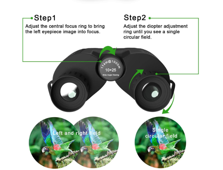 Outdoor binoculars 10x25 small Paul High-definition mini portable low-light night vision pockets glasses | 0 | Wiccan Center