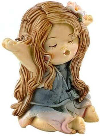 Top Collection Miniature Fairy Garden and Terrarium Statue, Little Fairy Yawning | Figurines | Wiccan Center
