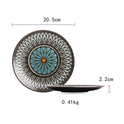 Vintage Japanese Style Ceramic Plates | Home & Garden | Wiccan Center