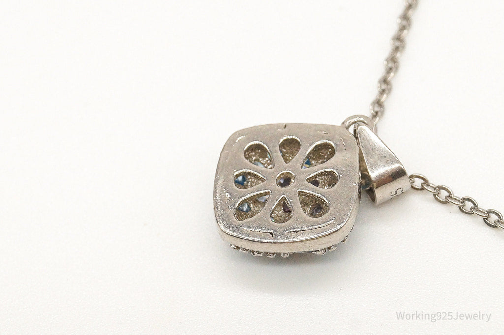 Designer Ryze Cubic Zirconia Sterling Silver Necklace | Jewelry > Necklaces > Pendants | Wiccan Center