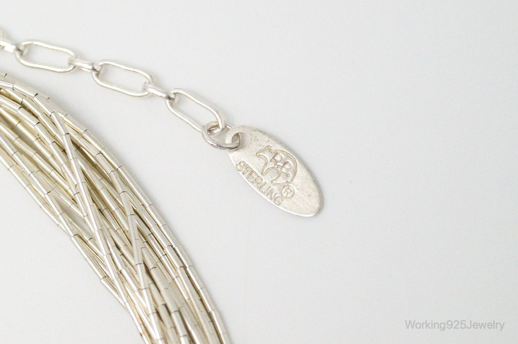 Vintage Native American Running Bear Shop Sterling Silver Bead Necklace | Jewelry > Necklaces > Pendants | Wiccan Center