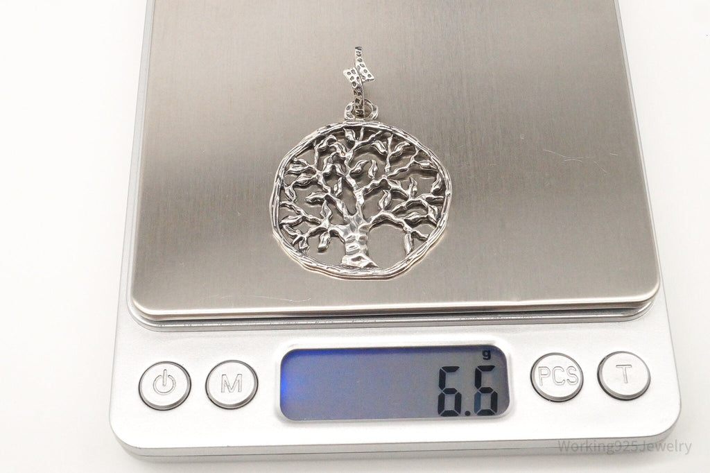 Vintage Tree Openwork Sterling Silver Pendant | Jewelry > Necklaces > Pendants | Wiccan Center