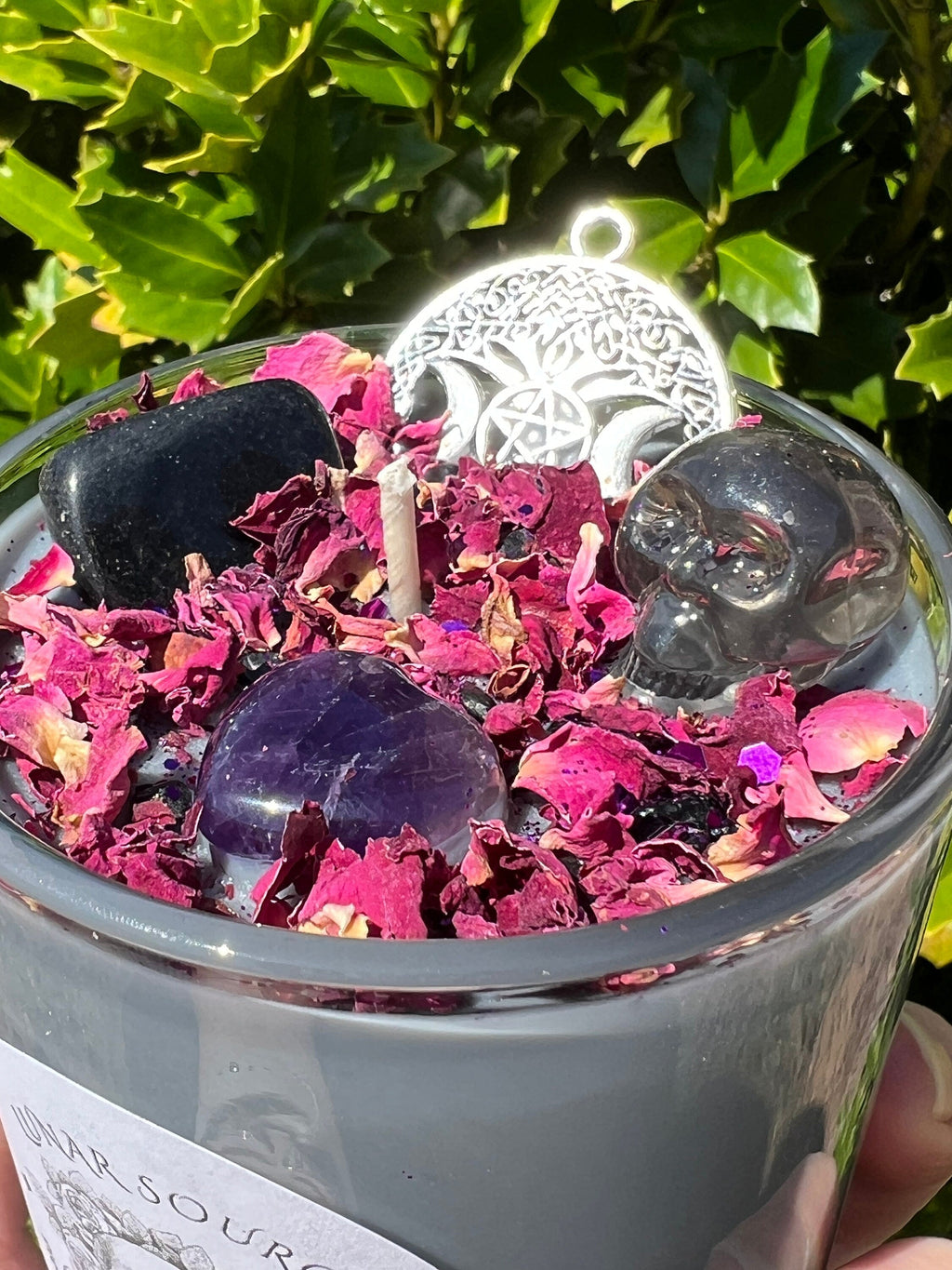 Thinning of the Veil Queen of Underworld Candle Persephone Offering Intention Pagan Witchcraft Magickal Ritual Altar Tool Crystal Deity Gift | | Wiccan Center