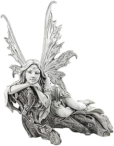 Design Toscano Pause to Ponder Fairy Garden Statue | Outdoor Statues | Wiccan Center