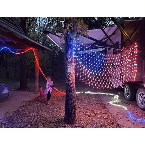 420 LED American Advanced Flag String Lights | String & Fairy Lights | Wiccan Center
