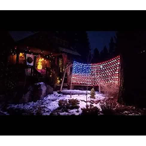 420 LED American Advanced Flag String Lights | String & Fairy Lights | Wiccan Center