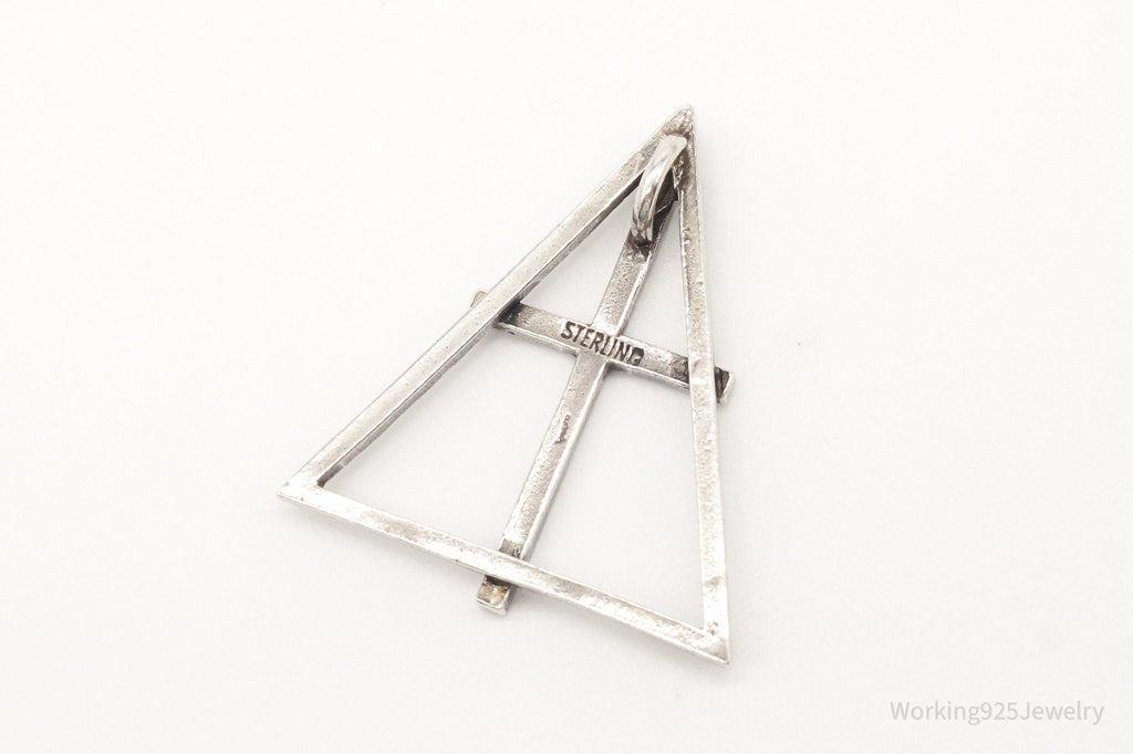 Large Antique Cross Sterling Silver Pendant | Jewelry > Necklaces > Pendants | Wiccan Center