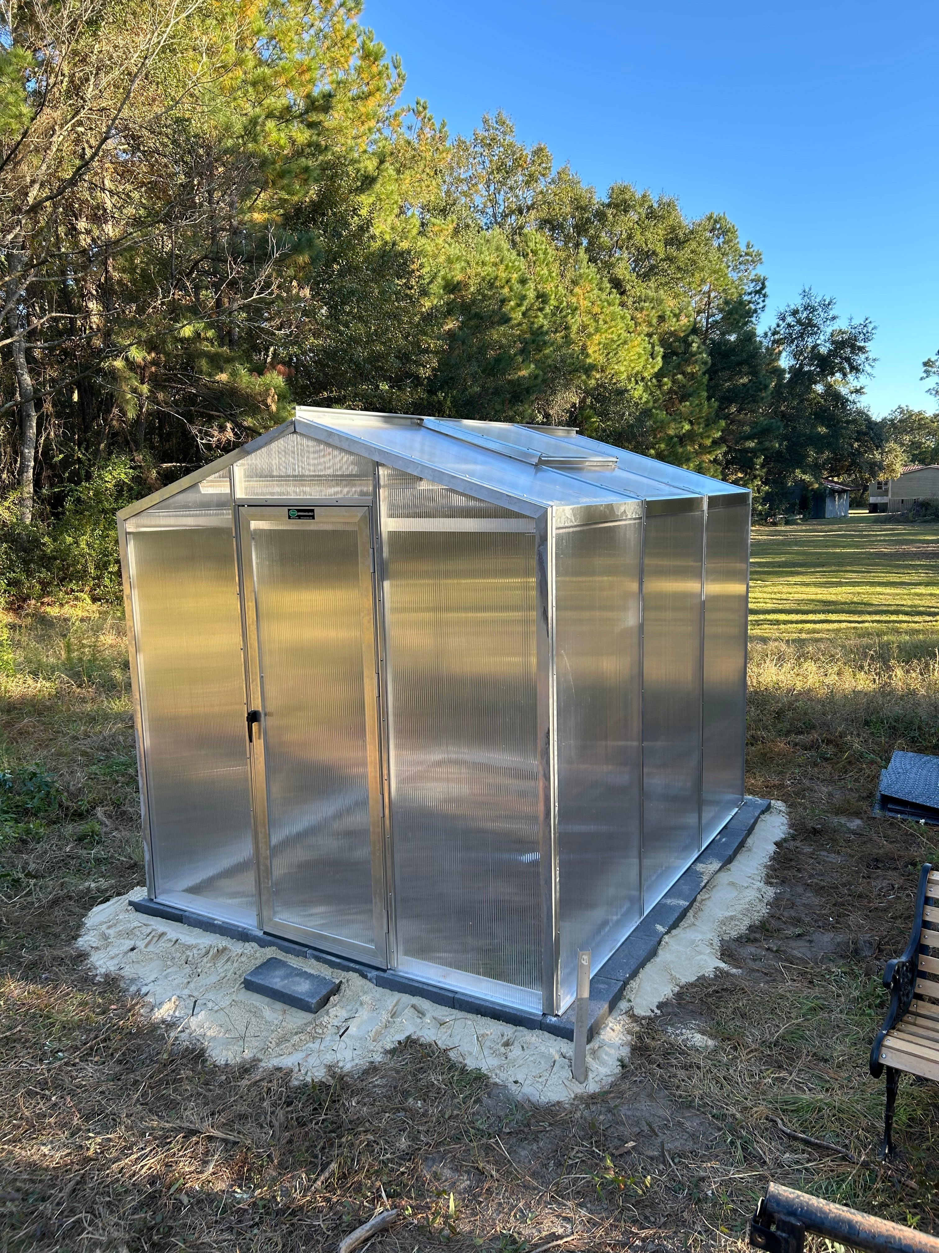 Palmetto Greenhouse 8' x 10' | Greenhouse 8x10 | Wiccan Center