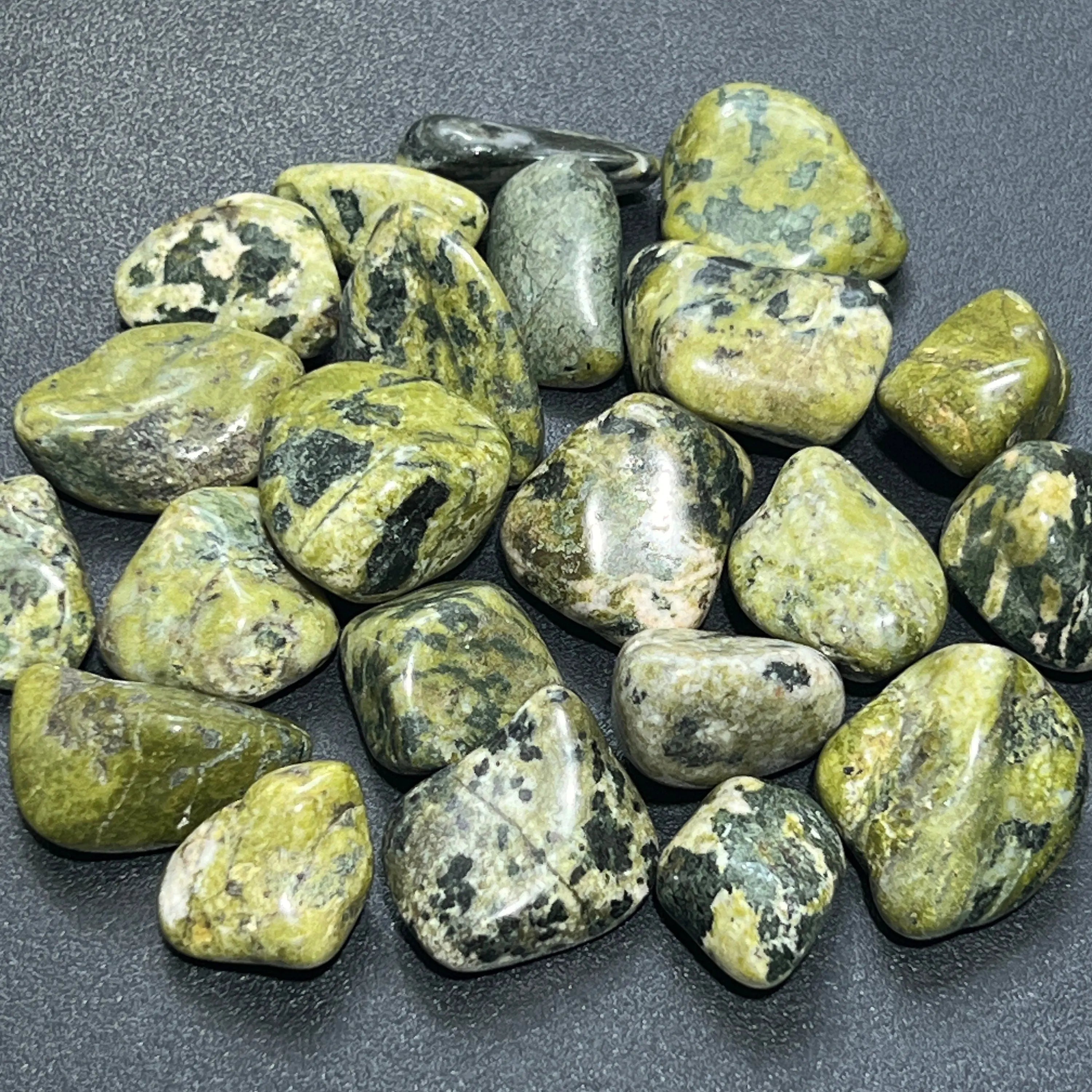Green Nephrite Jade Tumbled (By The Piece Or Pound) Bulk Wholesale Lot Polished Gemstones | Home & Living > Home Decor > Home Accents > Rocks & Geodes | Wiccan Center